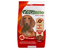 VitalBite Hovězí kroužky pro psy 1x1,5kg
