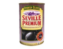Seville Premium Olivy černé královské s peckou 1x405g