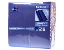 Dunisoft Ubrousky 40x40cm tmavě modré 1x60ks