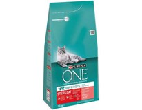 Purina One Sterile losos+pšenice granule pro kočky 1,5 kg