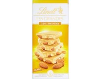 Lindt Les Grandes White Almond čokoláda 1x150 g