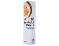 ARO Sandwich Biscuit Sušenky s krémovou náplní 46% kakao 1x500g