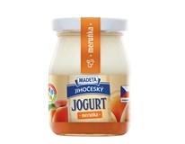Madeta Jihočeský jogurt meruňka 2,5 % tuku chlaz. 200 g ve skle