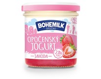 Opočenský jogurt jahoda 2,8 % tuku chlaz. 150 g