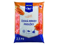 METRO Chef Česká mrkev proužky mraž. 2,5 kg