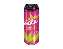 BIG SHOCK! Jahoda - Mango energetický nápoj 6x 500 ml