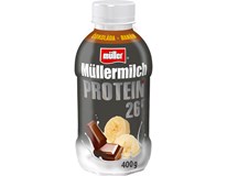 Müllermilch Protein mléčný nápoj MIX (čokoláda-banán vanilka) chlaz. 400 g