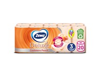Zewa DeLuxe Cashmere Peach Toaletní papír 3vrstvý 19,3 m 20 ks