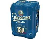 Staropramen nealkoholické pivo 4x500 ml plech