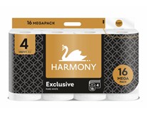 Harmony Exclusive Toaletní papír 4-vrstvý 17m pure white 1x16 ks