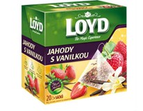 Loyd čaj jahody/vanilka pyramidový 20x2g