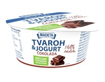 MADETA Jihočeský tvaroh a jogurt čokoláda chlaz. 135 g
