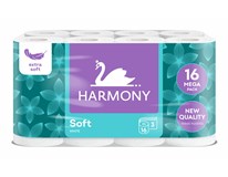 Harmony Soft No perfumes Toaletní papír 3-vrstvý 17m 1x16 ks