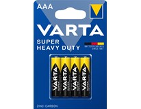 VARTA Baterie Super Heavy Duty AAA LR3 mikrotužkové 4 ks