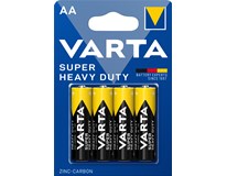 VARTA Baterie Super Heavy Duty AA Mignon LR6 tužkové 4 ks