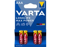 VARTA Baterie Longlife Max Power AAA LR3 mikrotužkové 4 ks