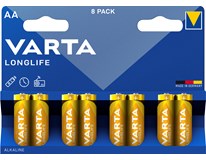 VARTA Baterie Varta Longlife AAA LR3 mikrotužkové 8 ks