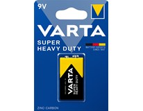 VARTA Baterie Super Heavy Duty 9V R61 2 ks