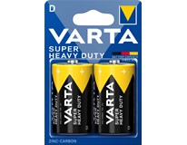 VARTA Baterie Super Heavy Duty D, velký monočlánek, R20 2 ks
