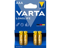VARTA Baterie Longlife AAA LR3 mikrotužkové 4 ks