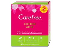 Carefree Cotton Aloe slipové vložky 1x56ks