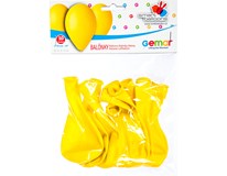 Balónek nafukovací 26cm žlutá 1x10 ks
