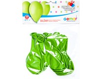 Balónek nafukovací 26cm sv. zelená 1x10 ks