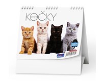 Kalendář stolní Ideál kočky 1ks