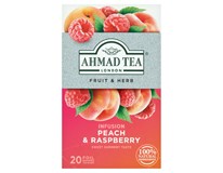 Ahmad Tea Čaj bylinný malina/ broskev 20x1,8g