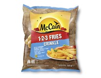 McCain 1-2-3 Fries Crinkle bramborové hranolky vlnky mraž. 750 g