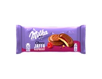 Milka Jaffa piškoty malinové, mléčná čokoláda 147 g