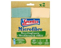 Hadřík Spontex Microfibre x2 z recyklovaných vláken 2ks