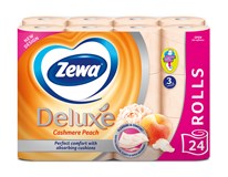 Zewa de luxe Cashmere peach toaletní papír 3vrstvý 19,3m 1x24 ks
