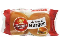 La Fournee Doree Briochés Burger 4x62,5g
