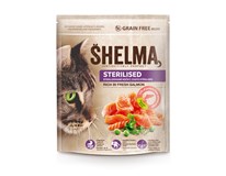 Shelma Sterilised Losos krmivo pro kočky 1x0,75 kg