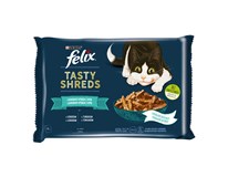 felix Tasty Shreds pro kočky losos+tuňák 4x80g