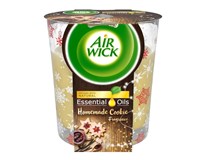 Airwick Essential Oils Svíčka vůně vanilkového cukroví 1x105g