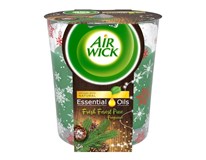 Airwick Essential Oils Svíčka borovicový les 1x105g
