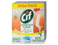 Cif Complete Clean All in 1 Lemon Tablety do myčky nádobí 1x102ks