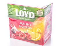 Loyd Čaj malina/citron pyramidový 20x2g