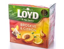 Loyd Čaj pyramida broskve a citron 20x2g