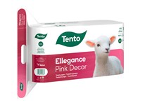 Tento Toaletní papír Ellegance Pink Decor 3-vrstvý 18m 16 ks