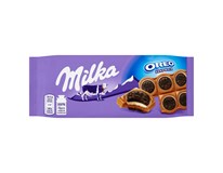 Milka Oreo Sandwich mléčná čokoláda a sušenky 16x92g