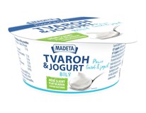 MADETA Jihočeský tvaroh a jogurt bílý chlaz. 135 g