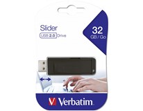 USB Slider Verbatim 32GB black 1ks
