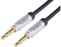 Jack M/M kabel AUX Yenkee 201 3,5 1m kov 1ks