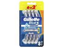 Gillette Blue3 Comfort Holítko 1x6+2ks