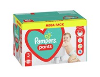 Pampers Pants Plenky velikost 3 (6 kg-11 kg) 1x128 ks Mega Pack