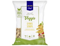 Metro Chef Veggie Nudličky Gyros Strips mraž. 1x1kg