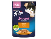 felix Fantastic Junior Kapsička pro kočky kuře 26x85g